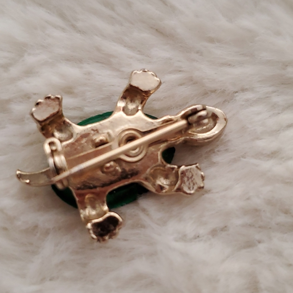 Tiny Turtle Pin with Rhinestones NWOT! - Picture 8 of 8